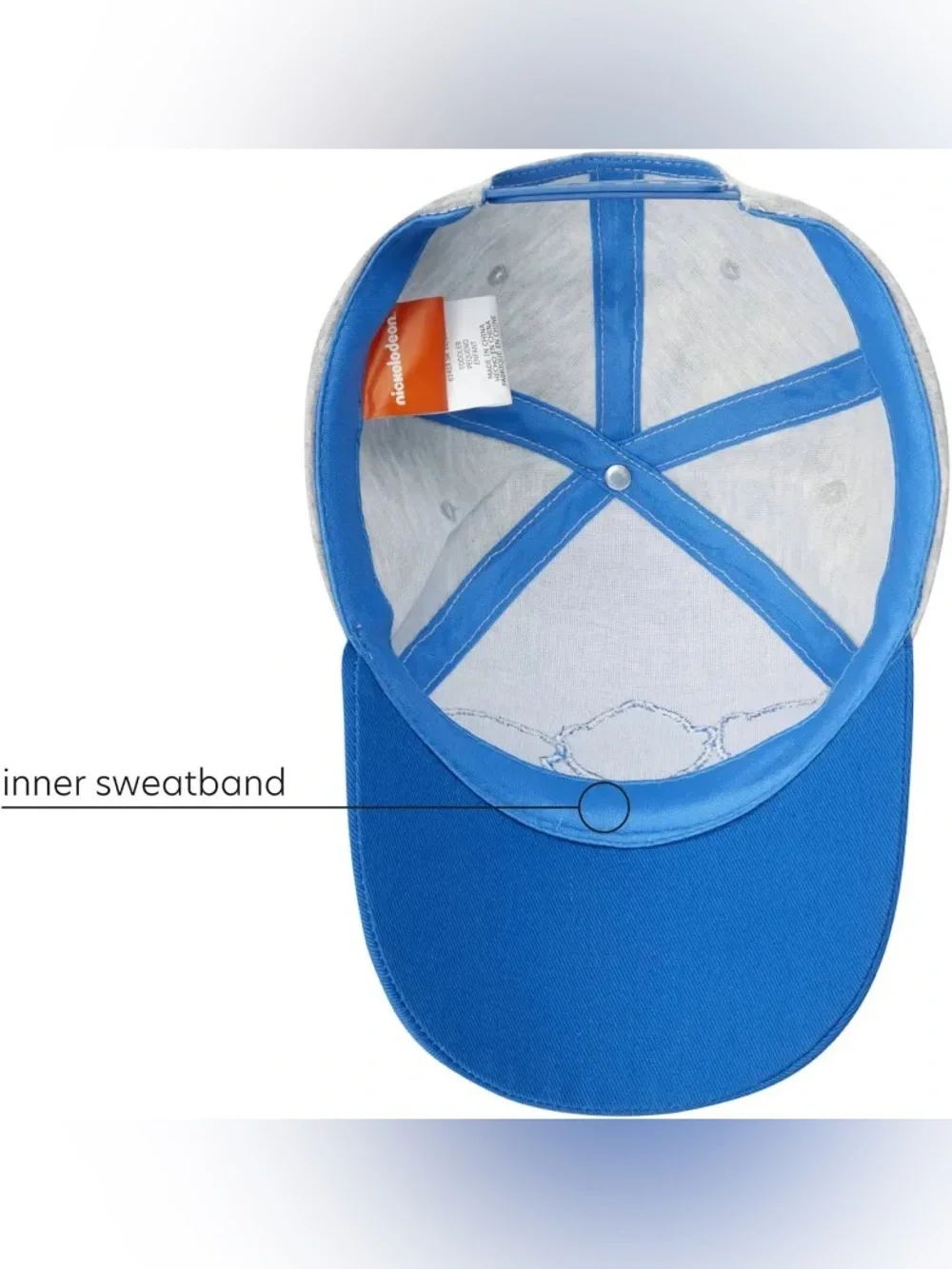 Nickelodeon Paw Patrol Pawsome Character Patch Blue & Gray Kids Baseball Hat